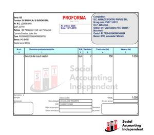 proforma Proforma versus factura fiscala proforma proforma